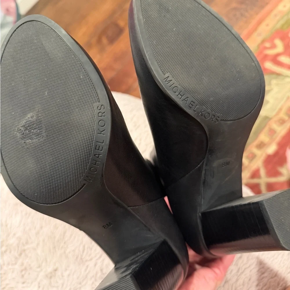 Michael Kors Frenchie Vachetta Leather ankle boot